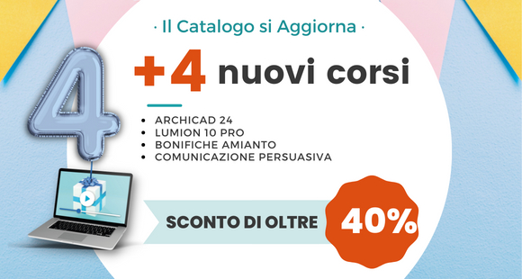 IL CATALOGO SI AGGIORNA: SCOPRI I NUOVI CORSI